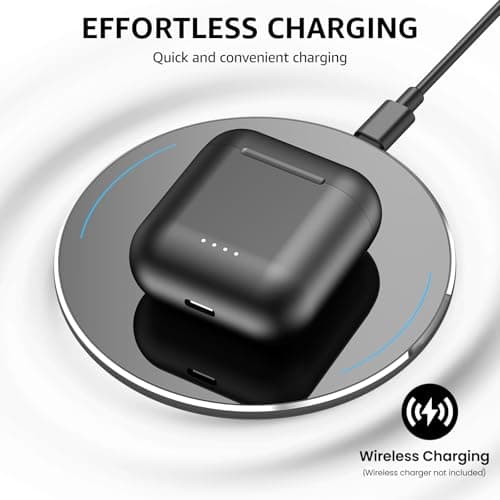 TOZO T6 Wireless Earbuds, Bluetooth Ear Buds, Stereo Sound in Ear Headphones, 50 Hours Playtime, AI Clear Call, Wireless Charging Case, APP Customizable EQs, IPX8 Waterproof Earphones 3