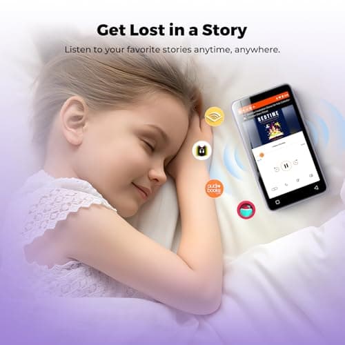 160GB MP3 Player with Bluetooth and WiFi, innioasis MP3 MP4 Player for Kids with Spotify, Amazon Music, Audible, Libby, 4.0" Touch Screen Android Music Player with Speaker, Up to 1TB（Purple） 3