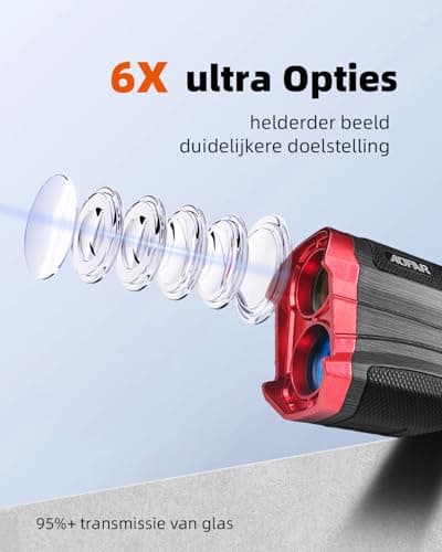 AOFAR GX-2S Golf Rangefinder Slope On/Off, Flag-Lock with Vibration, 600 Yards Range Finder, 6X 25mm Waterproof, Carrying Case, Free Battery, Gift Packaging 5