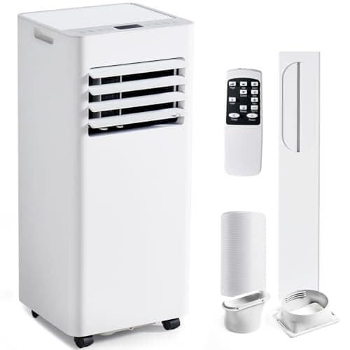 Aoxun 10000 BTU Portable Air Conditioners, 4-IN-1 AC Unit, Fast Cooling, Dehumidifier, Fan & 24H Timer Quiet Sleep, W/Remote Control, Window Kits, for Home/Office/Dorm