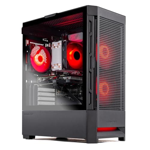 Skytech Gaming Blaze4 Mini Gaming PC, AMD Ryzen 7 7700X 4.5GHz, NVIDIA RTX 5060, 1TB Gen4 NVMe SSD, 32GB DDR5 RAM 5600, 650W Gold PSU, Wi-Fi, Win 11, Desktop 5