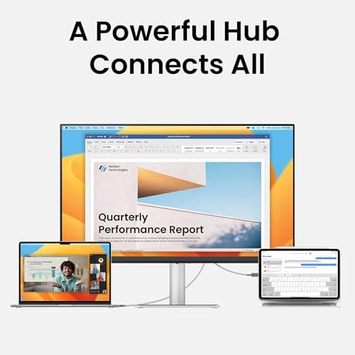 BenQ MA320U 32” 4K 3840x2160 Monitor for MacBook® Pro/Air, Dual USB-C, 90W Power Delivery, Mac Color Match, USB Hub, Brightness & Volume Control on Mac, Height & Tilt Adjustable Stand, P3 Color Gamut 4