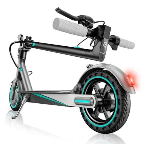 Electric Scooter for Adults, 25 Mph Max Speed, 25/35 Miles Range, APP Control E-Scooter with 10" Inflatable tire, Foldable Escooter with App Control, UL 2272 Certified (350W 22Miles Blue)