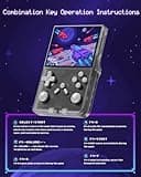R40 Handheld Game Console – Retro Gaming Console with Built-in 128G TF Card, 20000+ Games | Portable Retro Game Console, Handheld Emulator for Mini/Pocket/Portable Gaming, Handheld Video Games 5