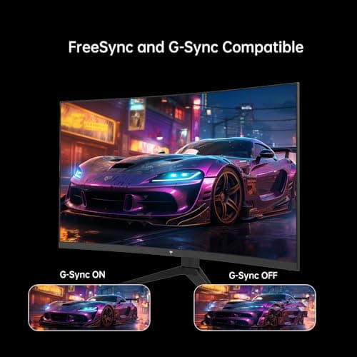 KTC 32 Inch FHD 1080p Curved Gaming Monitor - VA 1500R Curved Monitor, 165Hz 1ms MPRT, FreeSync & G-Sync, 122% sRGB, DP/HDMI, VESA, HDR10 for Gaming Home Office Business PC Monitor 3
