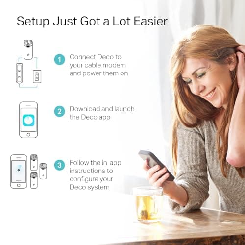 TP-Link Deco S4 Whole Home Mesh WiFi System - Up to 3,800 Sq.ft. Coverage, AC1900 WiFi Router and Extender Replacement, Parental Controls, Deco S4(2-Pack) 4