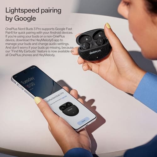 OnePlus Nord Buds 3 Pro, Wireless Bluetooth Earbuds, Noise Canceling Earbuds, Deep Bass, Immersive Sound, Up to 44 Hour Playtime with Charging case, Soft Jade 5