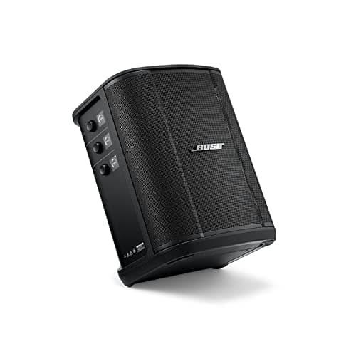 Bose S1 Pro+ All-in-One PA Speaker - Powered, Wireless PA System, Multiple Positioning Options, Ergonomic Carry Handle, Up to 11 Hours of Playtime, Black