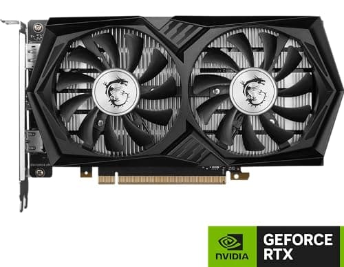 MSI Gaming RTX 3050 Gaming X 6G Graphics Card (NVIDIA RTX 3050, 96-Bit, Boost Clock: 1507 MHz, 6GB GDDR6 14 Gbps, HDMI/DP, Ampere Architecture) 2