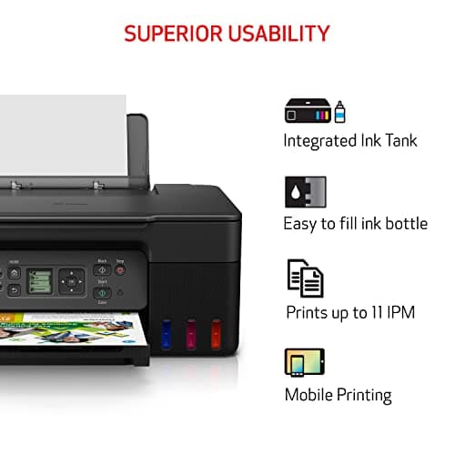 Canon MegaTank G3270 All-in-One Wireless Inkjet Printer. for Home Use, Print, Scan and Copy 4