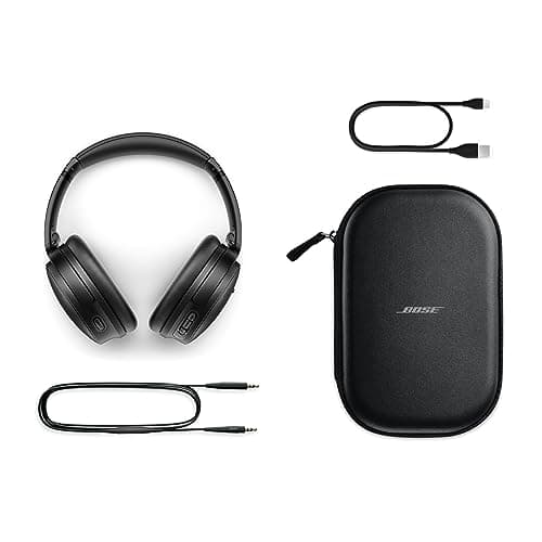 Bose QuietComfort Headphones - Wireless Bluetooth Headphones, Active Over Ear Noise Cancelling and Mic, USB-C Charging, Deep Bass, Up to 24 Hours of Playtime, Black 5
