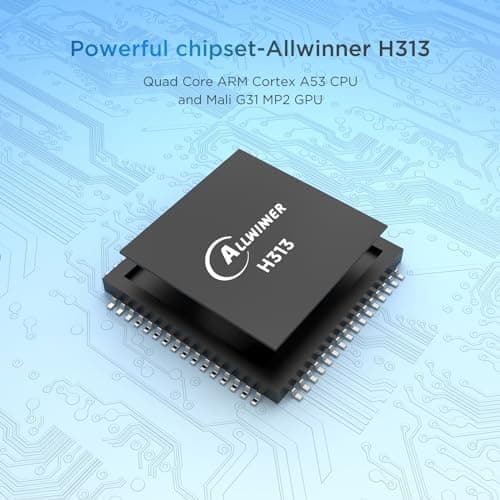 Android TV Box 10.0, Tx1 Mini Tv Box 2GB RAM 16GB ROM, Allwinner H313 Quad-Core ARM Cortex A53 Android Box, Support USB and 2.4G WiFi Compact 4k Smart TV Box. 5