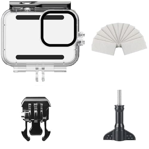 FitStill Underwater Waterproof Diving Housing for Go Pro Hero 13/12/11/10/9 Black,60M/196FT Protective Underwater Diving Housing Shell Accessories (Hero 13/12/11/10/9 Black) 5