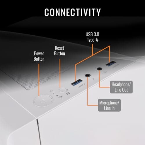 Thermaltake LCGS Quartz i1460 Gaming Desktop (Intel Core™ i5-14400F, ToughRam DDR4 3600Mhz 16GB RGB Memory, NVIDIA GeForce® RTX 5060, 1TB NVMe M.2, WiFi, Windows 11) S2QT-B760-560-LCS 4