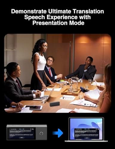 Timekettle X1 AI Interpreter Hub — 40-Language, Two-Way Translation Device for up to 50 Users. Perfect for Business, K-12 Education, and Real-time multilingual speeches 3