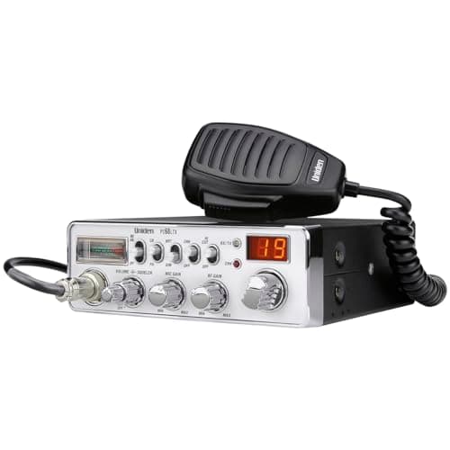 Uniden PC68LTX 40-Channel CB Radio with PA/CB Switch, RF Gain and Mic Gain Control, Analog S/RF Meter, Instant Channel 9, Automatic Noise Limiter, and Hi-Cut Switch,Silver 3