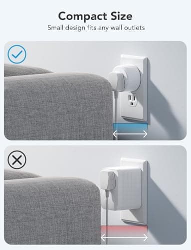 Govee Smart Plug, WiFi Plugs Work with Alexa & Google Assistant, Smart Outlet with Timer & Group Controller, WiFi Outlet for Home, No Hub Required, ETL & FCC Certified, 2.4G WiFi Only, 4 Pack 5