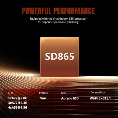 Retroid Pocket 5 Retro Handheld Game Console, 8+128G, 5.5-inch Touchscreen 1080p Portable Android Gaming Handheld with Adreno 650 GPU & WiFi 6/BT5.1, Snapdragon 865 Processor, Android 13 (Black) 4