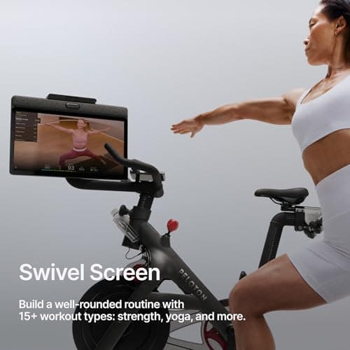 Peloton Exercise Cross Training Bike+, Indoor Stationary Spin Bike+ for Home Workouts, Space-Friendly Exercise Equipment for Cardio and strength Workout & Indoor Cycling 3
