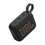 JBL Go 4 - Ultra-Portable, Waterproof and Dustproof Bluetooth Speaker, Big Pro Sound with Punchy bass, 7-Hour Built-in Battery, Made in Part with Recycled Materials (Black) 4