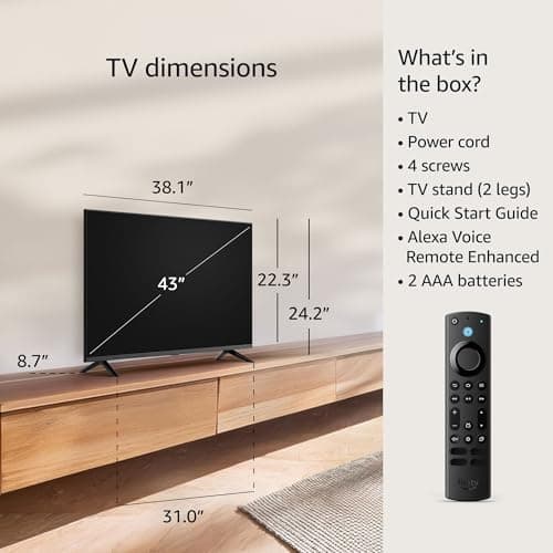 Amazon Fire TV 43" 4-Series 4K UHD smart TV, stream live TV without cable, 2024 release 5