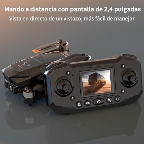 F205 Drone with 2.4" Screen, Brushless Motor FPV Drone with Camera for Adult, Auto-Hover, Gesture Control, 8GB SD Card with Card Reader, One-Key Start for Beginner 3