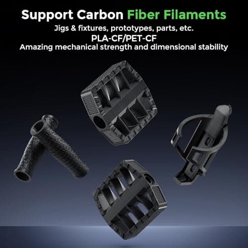 Creality K1C 3D Printer, 2024 New Version 3D Printers with 600mm/s Fast Printing Speed, Support Carbon Fiber Filament 300℃ High-Temp Print, Auto Leveling and Clog-Free Direct Extruder 4