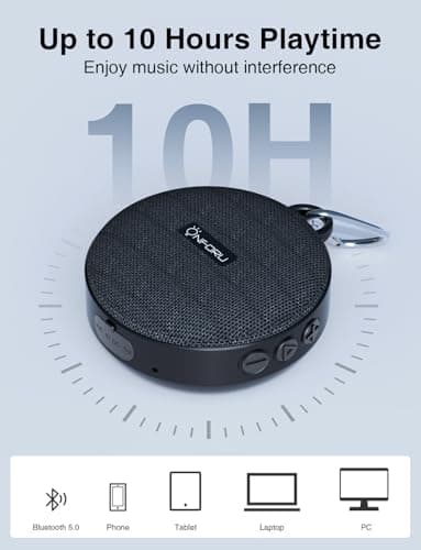 Onforu Portable Bluetooth Speaker for Bike, IP65 Waterproof Mini Outdoor Shower Travel Speakers, Bike Accessories Wireless Bicycle Speaker with Loud Sound for Riding, Ideal Gift 4