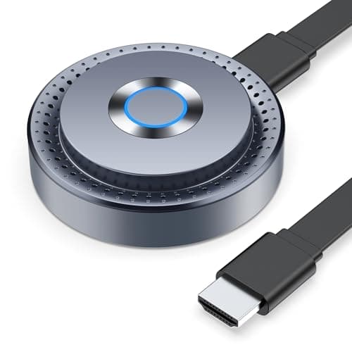 TPUFO Wireless HDMI Display Dongle Adapter, Wireless Transmitter, Streaming Media Video/Audio/File HDMI Wireless Extender from Laptop, PC, Smartphone to HDTV Projector Monitor