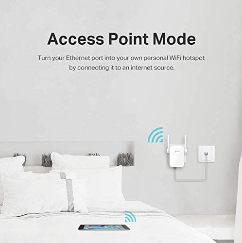 TP-Link N300 WiFi Extender(RE105), WiFi Extenders Signal Booster for Home, Single Band WiFi Range Extender, Internet Booster, Supports Access Point, Wall Plug Design, 2.4Ghz only 5