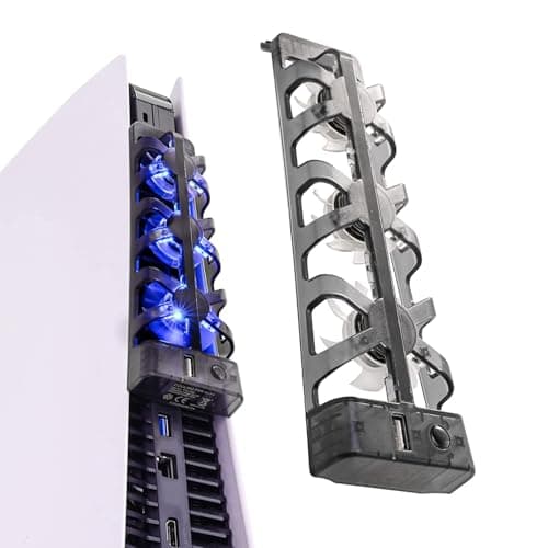 PS5 Cooling Fans, Playstation 5 Cooling Fan Compatible with PS5 Discs Edition and Digital Edition (NOT for PS5 Slim/PS5 Pro)