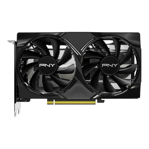 PNY NVIDIA GeForce RTX™ 5050 Dual Fan, Graphics Card (8GB GDDR6, 128-bit, SFF-Ready, PCIe® 5.0, HDMI®/DP 2.1, 2-Slot, NVIDIA Blackwell Architecture, DLSS 4) 3
