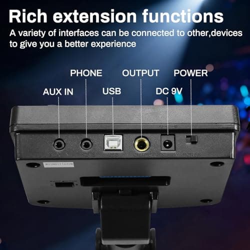 AODSK Electric Drum Set with Quiet Mesh Pads,Electronic Drum for Beginner,USB MIDI,Throne,Headphones,Sticks, Included 15 Kits and 195 Sounds (AED-403-Teenagers Beginners) 4