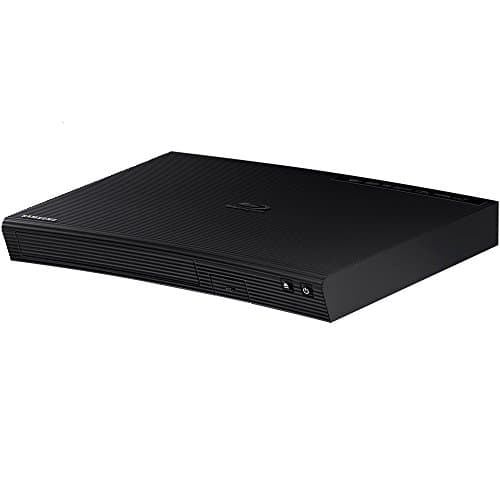 Samsung Blu-ray DVD Disc Player with Built-in Wi-Fi 1080p & Full HD Upconversion, Plays Blu-ray Discs, DVDs & CDs, Plus CubeCable 6Ft High Speed HDMI Cable, Black Finish 2