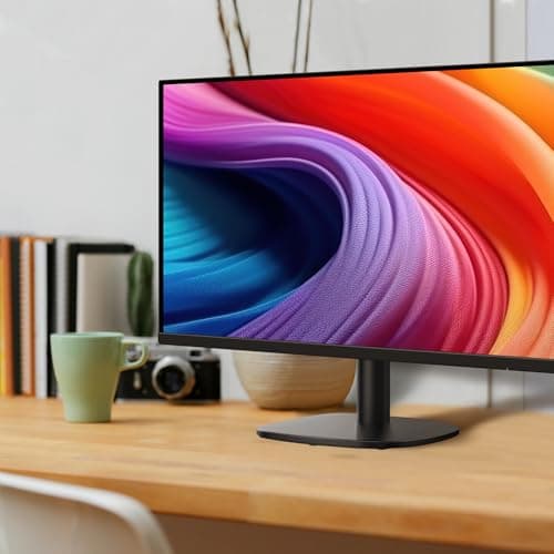 Amazon Basics 27 inch Monitor, FHD 1080P, Max 100Hz, VESA Compatible, Built-in Speakers, Black 5