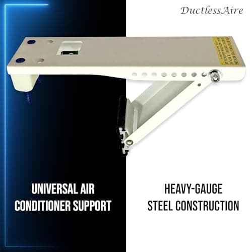 DuctlessAire DA-80 Wall Mount Support Bracket - Heavy Duty Air Conditioner Support Brackets - Air Conditioner Window Unit, Mini Split, HVAC Brackets - Outdoor Wall Mounted Window AC Bracket (80 lbs) 2