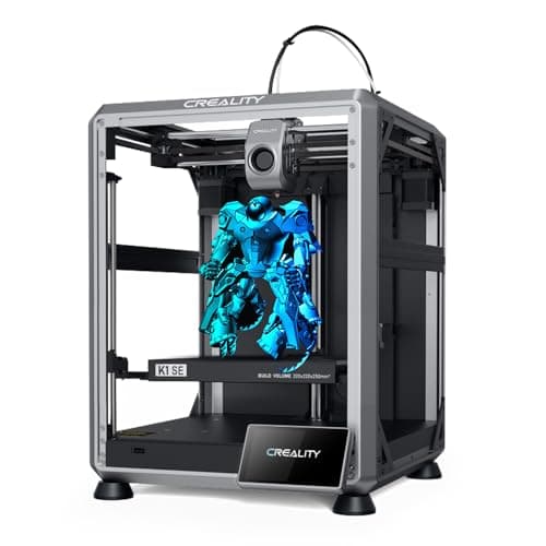 Creality K1 SE 3D Printer 600mm/s CoreXY High-Speed Printing Auto Leveling One-Tap Calibration Direct Drive Extruder 300°C Tri-Metal Quick-Swap Nozzle Rigid Aluminum Frame 2025 Model