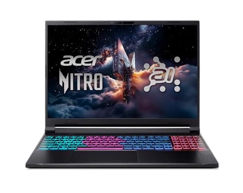 Acer Nitro V 16S AI Gaming Laptop | AMD Ryzen 7 260 Processor | NVIDIA GeForce RTX 5060 Laptop GPU (572 AI Tops) | 16" WUXGA IPS 180Hz Display | 32GB DDR5 | 1TB Gen 4 SSD | Wi-Fi 6 | ANV16S-41-R2AJ