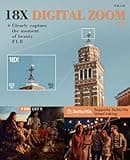 True 5K Digital Cameras for Photography 64MP - Autofocus 18X Zoom, with 3'' 180° Flip Screen, 64GB TF Card & 2 Batteries, Compact Travel Vlogging Camera for YouTube Beginners (Black) 4