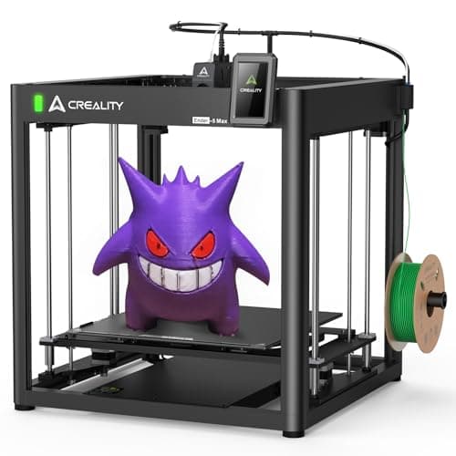 Creality Ender-5 Max 3D Printer, 400x400x400mm Large Build Volume, 700mm/s High-Speed Printing, 36-Point Auto Leveling, LAN Multi-Device Control, Professional FDM 3D Printing