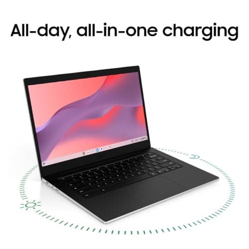 Samsung 14" Galaxy Chromebook Go Laptop PC Computer, Intel Celeron N4500 Processor, 4GB RAM, 64GB Storage, ChromeOS, XE340XDA-KA2US, Student Laptop, Silver 2