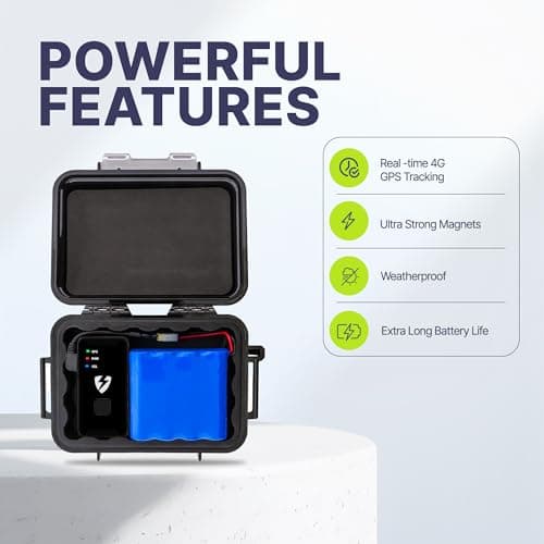 Lightning GPS GL300 Tracker Device for Vehicles w/Magnetic Case and Battery – Real-Time GPS Tracking, Vehicle & Fleet Monitoring, Hidden Tracking for Cars, Trucks or Trailers – Subscription Required 5