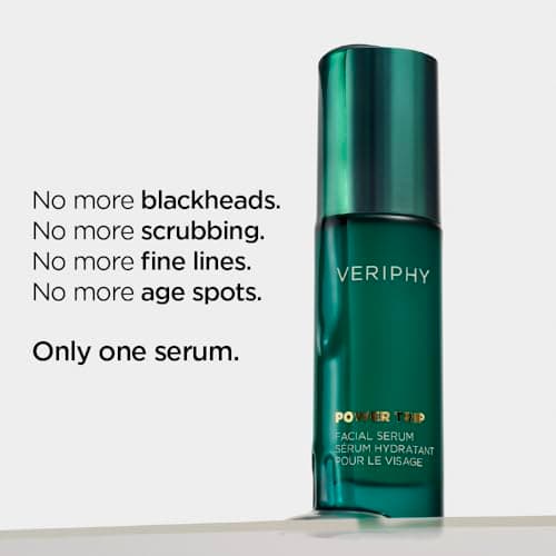 Veriphy Exfoliating AHA Facial Serum | Hydrating & Brightening Solution for Dark Spots, Fine Lines, and Wrinkles | Anti-Aging Hyaluronic Acid Serum for Face | Night Face Serum 2