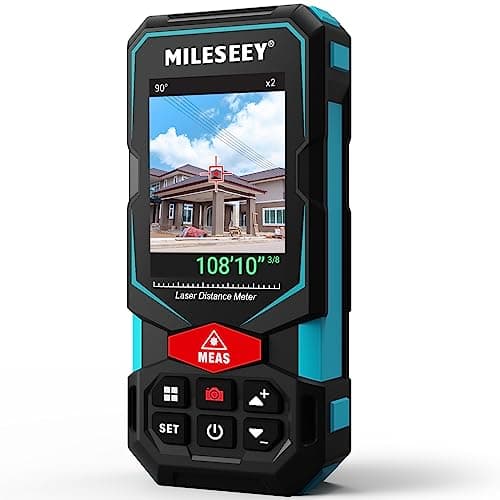 Laser Measure, MiLESEEY 330Ft Laser Distance Meter, Rechargeable Multifunctional Laser Measurement Tool with Pointfinder Camera,P2P Technology, Perfect for Outdoor Long-Range Measuring 4