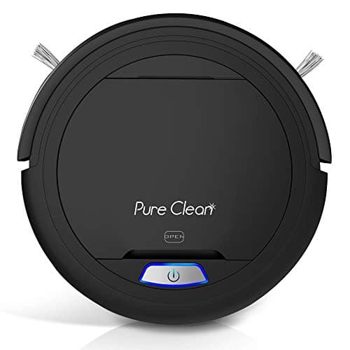 SereneLife Robot Automatic Vacuum Cleaner - Upgraded Lithium Battery 90 Min Run Time - Bot Self Detects Stairs Pet Hair Allergies Friendly Home Cleaning for Carpet Hardwood Floor - PUCRC26B, Black 2