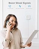 Cell Phone Booster for Home Office | Up to 2500 Sq Ft | Cell Phone Signal Booster Boosts 5G, 4G LTE for All U.S. Carriers—Verizon, AT&T, T-Mobile&More | HD Display | App Support | FCC Approved 2