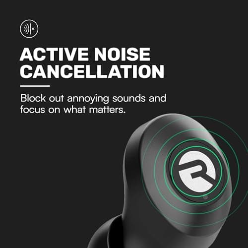 Raycon Everyday Earbuds Classic Bluetooth Wireless with Microphone - Stereo Sound, Active Noise Canceling, in-Ear Bluetooth Headset True Wireless Earbuds 32 Hours Playtime (Purple) 3