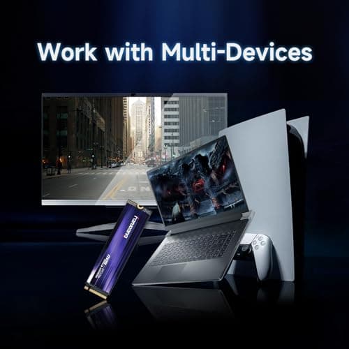 fanxiang S880 NVMe SSD 1TB, PCIe 4.0 M.2 2280 Gaming SSD, 3D NAND TLC, Seq. Read Speeds UP to 7300MB/s, Dynamic SLC Cache, Internal Solid State Drive for PS5 Enthusiasts, High End Computing, Gaming 5