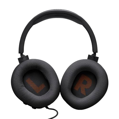 JBL Quantum 100M2 - Wired Over-Ear Gaming Headset with omnidirectional, Detachable mic with Mute Option and Fabric-Covered Memory Foam Ear Cushions, Compatible with All Platforms (Black) 5