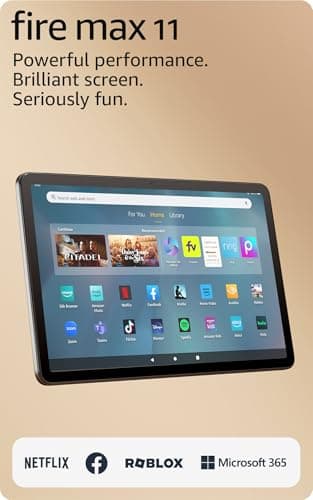Amazon Fire Max 11 tablet (newest model) vivid 11” display, all-in-one for streaming, reading, and gaming, 14-hour battery life, optional stylus and keyboard, 64 GB, Gray 5